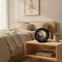 Wall Clock Silent Round Wall Clock Decorative for Bedroom, Shelf, Desk