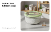 Moisture-Proof Large Capacity Rice Container Airtight Seal Sealed Rice Bin Easy to Clean for Countertop, Cabinet