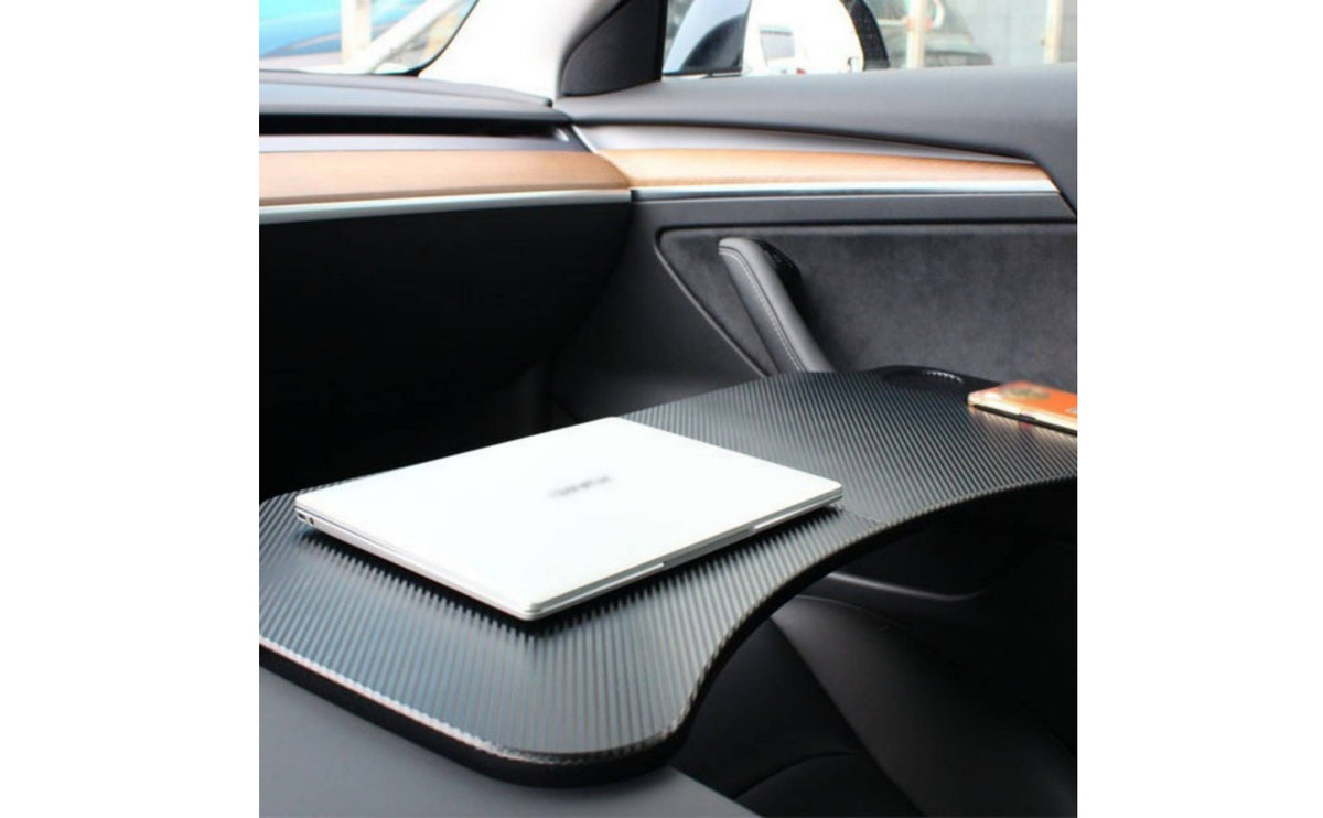 Foldable Car Work Table Multi-Functional Foldable Car Laptop Table Multifunctional Design Vehicle Eating and Work Desk for Electric Vehicle Owners