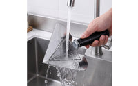Inside Corner Trowel Mirror Polished Corner Finishing Tool with ABS Handle 90-Degree Trowel Heavy Duty Long-Lasting
