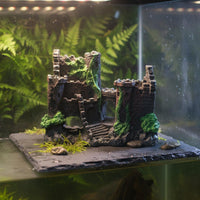 fishing Tank castled Decoration Simulation Building Aquarium castled for Terrarium