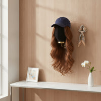 Velvet-Covered Wall-Mounted Mannequin Head Space Saving Wall Mounted Mannequin Head Long-Lasting Hairpiece Display Stand Multipurpose