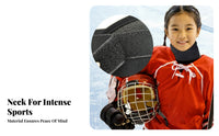 Adjustable Hockey Neck Guard Padded Cut-Resistant Neck Guard Hook-and-Loop