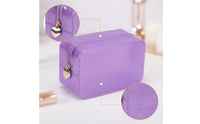 Glittery Glitter Makeup Bag Waterproof Jelly Cosmetic Bag Glittering Cosmetics Pouch Cute for Women, Girls, Travelers, Daily Use, Beach, Gym