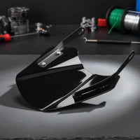 Motorcycle Windshield Tinted Windshield with Mounting Brackets Flyscreen with Bracket Aftermarket Visor with Bracket Sleek