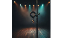 Padded Protection Music Stand Guitar Hook Drill-No-Drill Clamp-on Instrument Holder Gravity Self-Locking Violin Holder Clamp for Musicians, Guitarists, Violinists, Practice Room, Studio, Stage