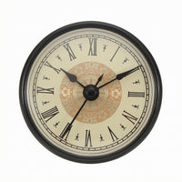 Black Metal Hands Round Quartz Clock Insert Plastic Frame Quartz Clock Insert Movement Insert Rubber Band Household Part