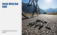 Asphalt Trail Bike SPD Cleat, Universal Cycling Shoe Plate, Durable Metal, Easy Installation