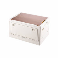 Foldable Storage Crate Portable foldable Crate with Table Lid Multi-Purpose