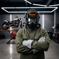Vented Auto-Darkening Soldering Helmet /IR Protection Soldering Mask with Auto-Darkening Lens Breathable Face Visor Impact-Resistant for Metalworkers