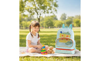 Water-Resistant Swim Backpack with Wet Pocket Transparent Swim Backpack Sturdy Beach Bag Roomy for Children, Children, Swimming Pool, Outdoor Play