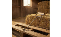 Light-Colored Grip Pad Metal Hay Bag Hook Rectangular Handle Hay Bag Hook Straight Shaft