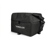 Water-Resistant Insulated Bike Bag Aluminum-Foil Lined Cycle Rear Storage Bag Soft-Sided Flap Top