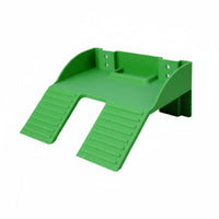 Food-Grade Plastic Turtle Basking Platform with Feeding Trough Aquatic Turtle Feeding Station Cold-Blooded Animal Climbing Ramp for Aquarium, Terrarium