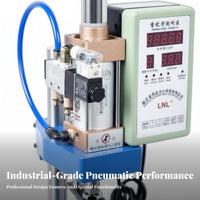 Pneumatic Punch Press Machine Two-Button Button Switch Single Column Pneumatic Press Powerful Pressure Workshop Equipment for Factory Workers, Garage