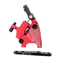 Hydraulic Disc Brake Caliper with Adapter Aluminum Alloy Hydraulic Disc Brake Caliper Lightweight for Upgrades, Maintenance