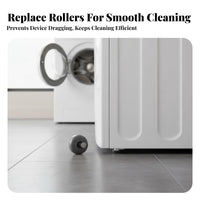 Floor Washer Small Wheel Smooth Movement Replacement Caster Wheel Wear-Resistant Floor Cleaner Caster Assembly