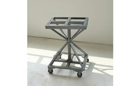 Spray Painting Turntable Mobile Rotating Spray Table Paint Rack with Wheels for Woodworkers