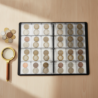 A4 Coin Collection Album 120 Pockets Large Capacity Commemorative Coin Holder
