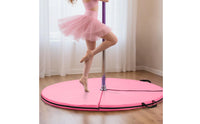 Padded Pole Dance Crash Mat Portable Pole Dance Mat with Handles Cushioned Thick for Beginners, Gymnasts, Home Studio, Floor Exercise