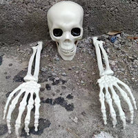 Halloween Horror Ground Insert Scary Skull Plastic Prop Ground Insert Small Set Skeleton