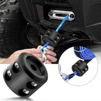 Easy to Install Winch Rope Stopper Compatible Winch Cable Stopper Compact Cylindrical for Garage
