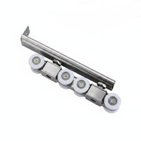 Stainless Steel Door Roller Effortless Glide Sliding Door Roller White Wheels