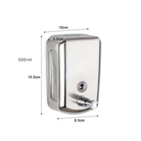 Wall Mounted Soap Dispenser Stainless Steel for Hotels