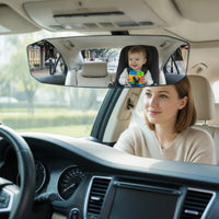 Convex Rearview Mirror Frameless Blind Area Car Mirror Wide-Angle for Commuters