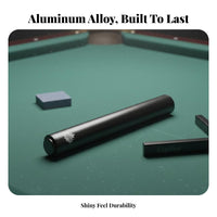 Pool Cue Extension Long-Lasting Aluminum Cue Extension Pool Stick Lengthener Secure Fit Billiards Accessory Easy Installation