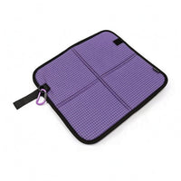 Moisture-Resistant Foldable Seat Cushion Carrying Strap Insulated Sit Pad Stitched Grid Portable Sit Pad Insulating
