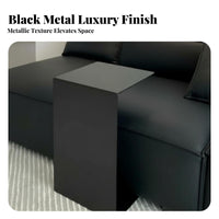 Modern Design C-Shaped Snack Table Minimalist design Household Furniture Movable Space-Saving for Apartment Dwellers, Home Workers, Homeowners, Living Room, Small Spaces, Bedroom, awayice
