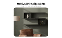 Floating Storage Cubes Space-Saving Wall Cabinet Easy to Assemble for Bathroom