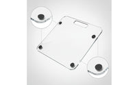 Coffee Machine Sliding Tray Clear Coffee Maker Slider Tray Transparent Countertop Appliance Slider for Homeowners, Compact Kitchens