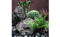 9 Pieces Decorative Rock Rugged Faux Landscape Rock Artificial Stone Lifelike Decoration Irregular for Miniature Gardens