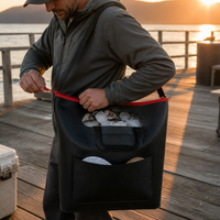 EVA Fishing Keepnet Bag Portable Thickened Fish Protection Carryall