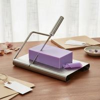 Stainless Steel Soap Cutter Measurement Grid Handmade Soap Cutter Anti Slip Craft Tool