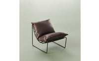 Miniature Lounge Chair Wire Frame Dollhouse Armchair with Cushion Upholstered Miniature Armchair Chair for Collectors, Photo Prop, Tabletop Display