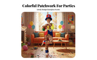 Kids Clown Costume Comfortable Kids Clown Costume Set Lightweight Colorful Clown Outfit for Halloween