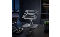 Laptop Stand, with Docking Station Metal Docking Station Laptop Stand Swivel for Professionals, Students, Home Office, Desk, Study