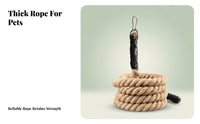 Metal Hook Cat Climbing Rope Wrapped Ends Pet Climbing Rope