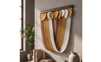 Macrame Wall Hanging Textured Macrame Wall Simple to Hang to   for Living Room, Bedroom, Studio