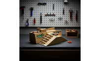 Finger Skateboard Training Park Metal Handrails Miniature Sports Set