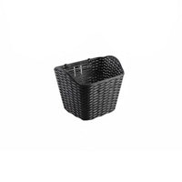 Rainproof Plastic Bike Basket with Lid Sturdy Plastic Bike Basket Easy Install for Commuting