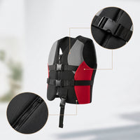 Buoyant Life Jacket with Crotch Strap Adjustable Swim Vest with Crotch Strap Long-Lasting Buoyancy Aid Jacket Supportive for Boating, Fishing