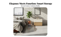 Modern Design Stackable Block End Table Space-Saving Modular Drawer Box Large Capacity Storage Nightstand Sturdy Construction for Apartment Dwellers, Homeowners, Students, Small Areas, Living Room, Hallway, Closet