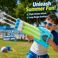 Pull-Out Water Blaster for Children 4-6 Years, Water Guns Watergun for Water Fight, Toy Water Blaster and Beach Water Toy