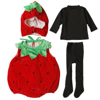Baby Cosplay Romper for Party - Pumpkin, Strawberry, Pineapple - Autumn/Winter