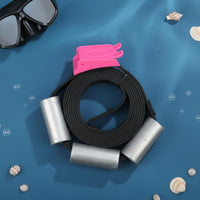 Adjustable Fit Quick Release Dive Belt Easy to Carry Quick Release Weight Belt Long-Lasting Nylon for Freedivers, Divers