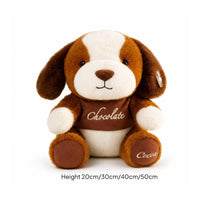 Stuffed Dog Cuddly Dog Doll Puppy Stuffed Animal Huggable Stuffed Puppy Adorable for Children, Playroom, Nursery